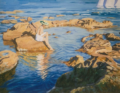 The Rockpool, Balmoral - art by Patrick Russell central west nsw