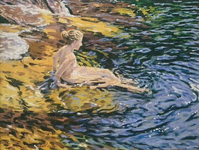 Morning Swim - Creation - art by Patrick Russell central west nsw